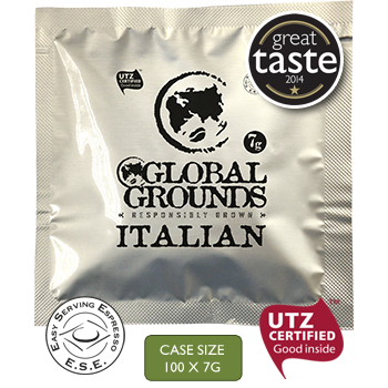 UTZ Global Grounds Italian Coffee Pod